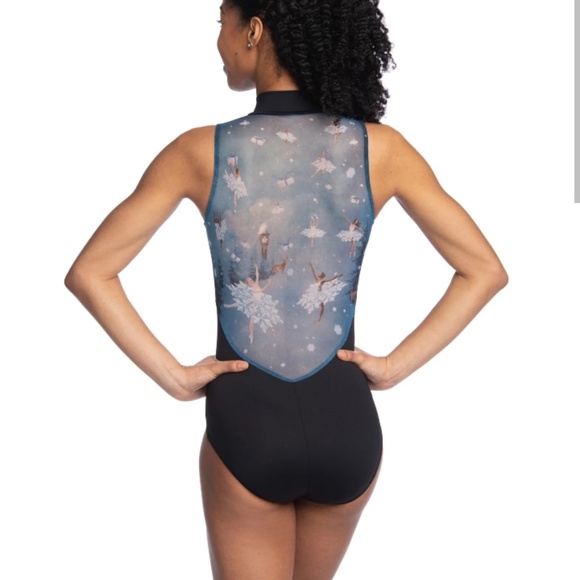 Ainsliewear Women's Leotard Nutcracker Ballet Christmas Dance Size L RARE - Picture 1 of 9